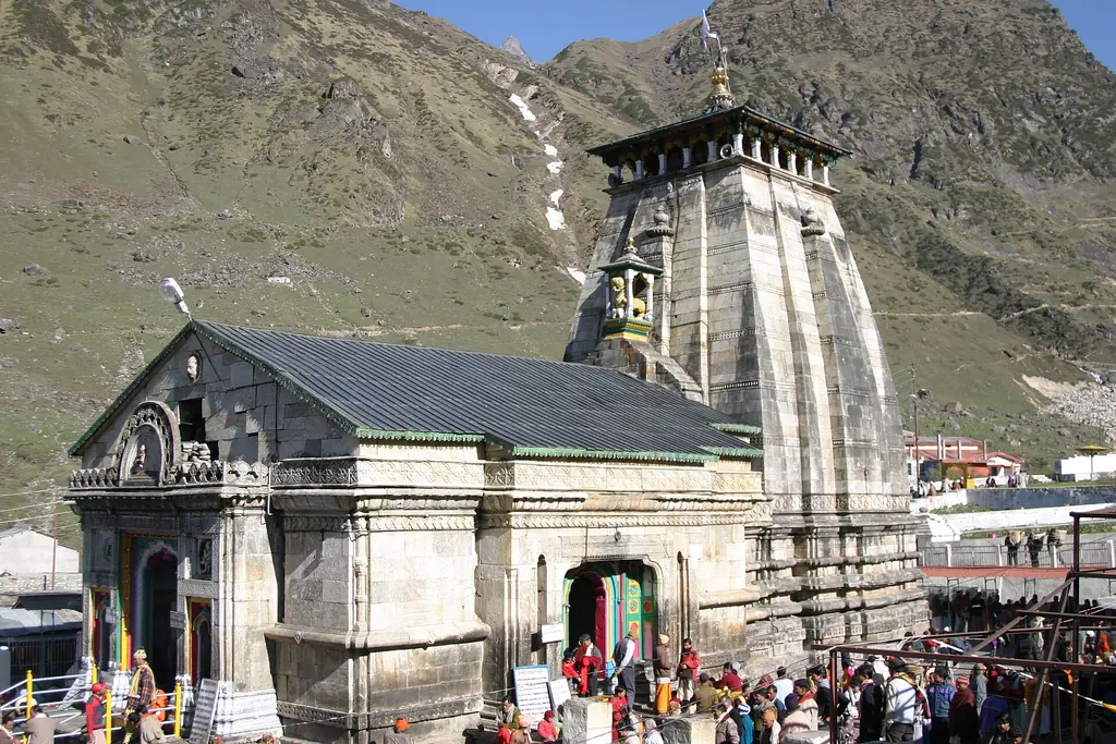 Kedarnath Temple in the Garhwal Himalaya, Uttarakhand